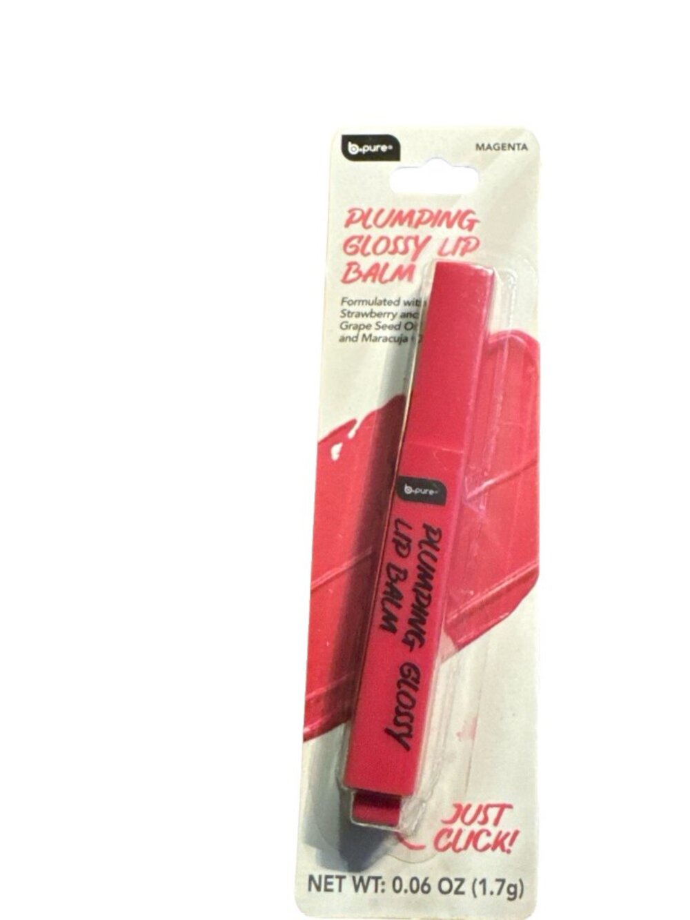 B Pure Plumping Glossy Lip Balm Magenta